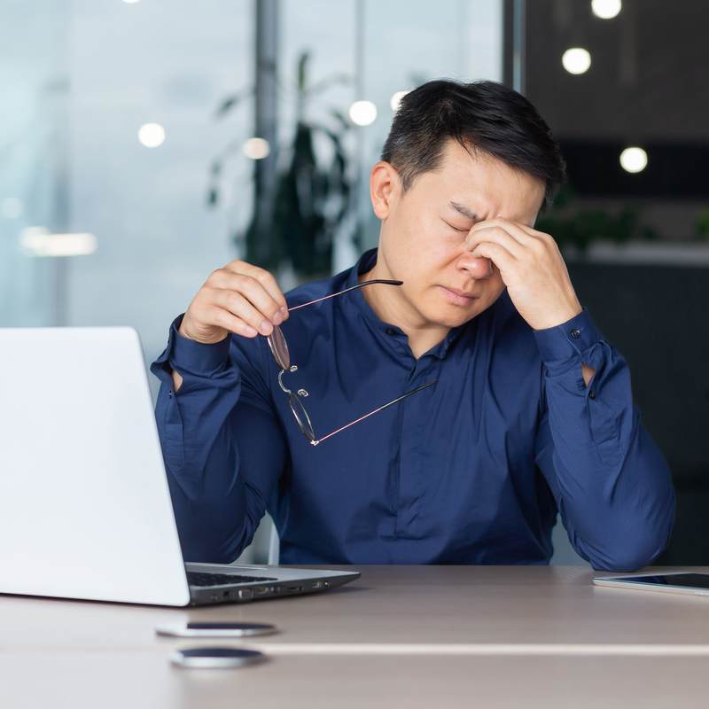 Симптомы синдрома «сухого глаза»